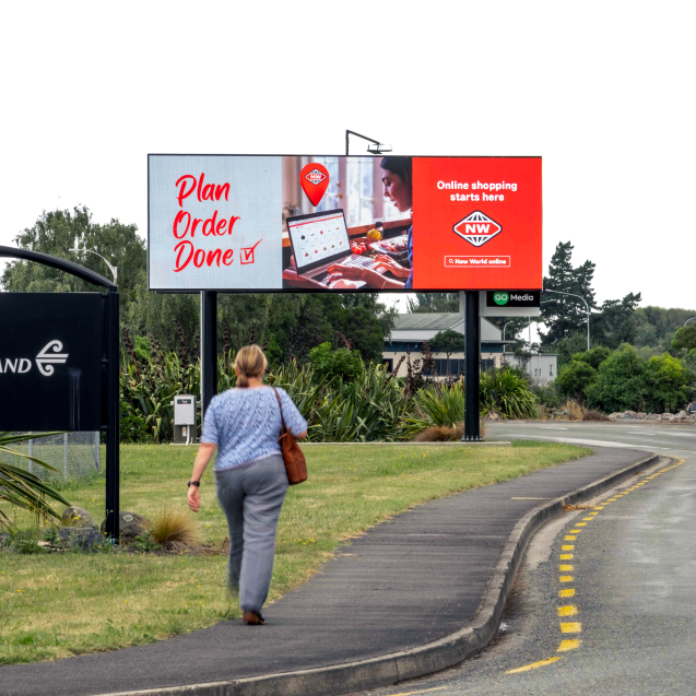 New Screen Installed at Nelson Airport