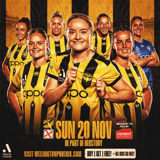 Make ‘Herstory’ with the Wellington Phoenix Women’s Team
